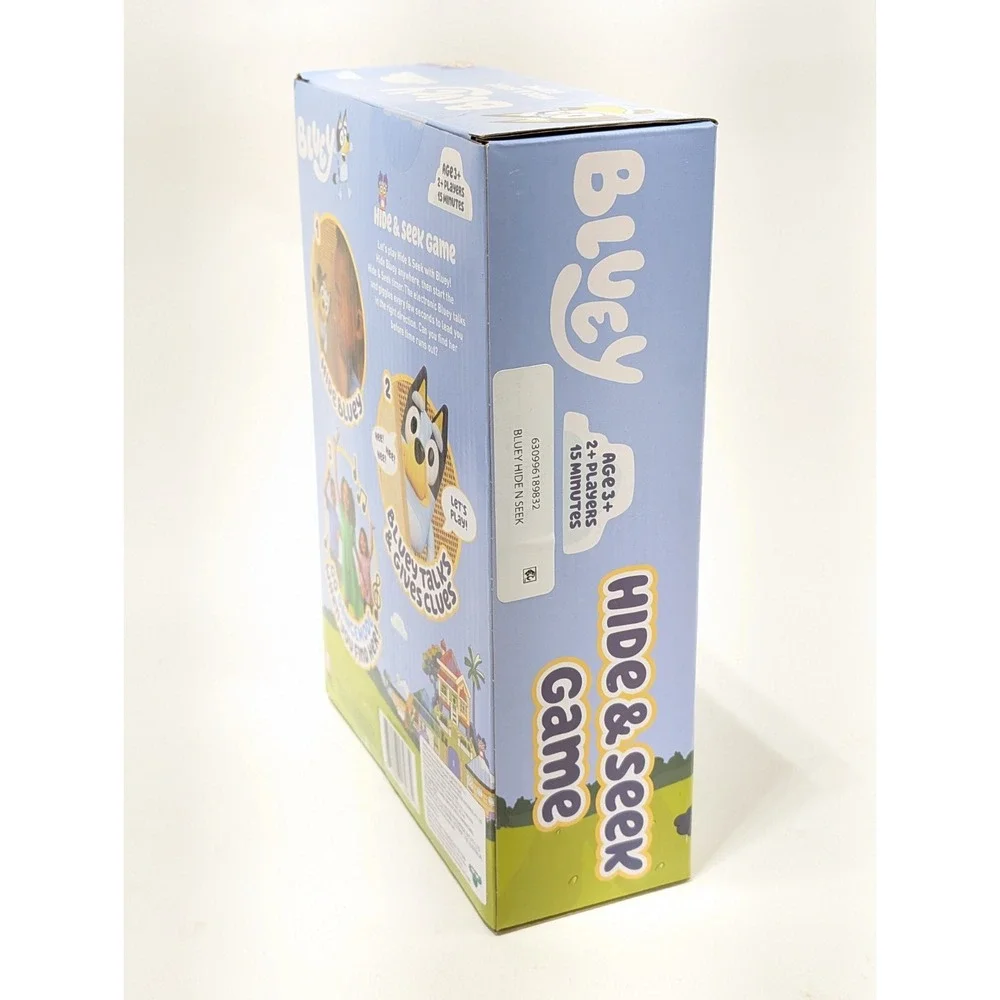 Bluey Hide & Seek Game, Hide Bluey, Bluey Talks & Gives Clues